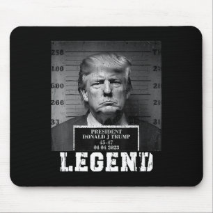 トランプ2024ムグショット大統領伝説 マウスパッド