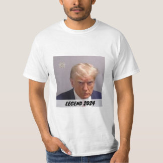 トランプ2024ムグショット大統領伝説 Tシャツ