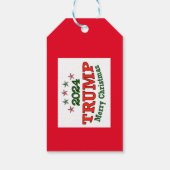 トランプ2024メリークリスマスギフトラベル ギフトタグ (裏面)