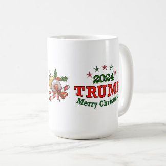 トランプ2024メリークリスマスコーヒーマグ コーヒーマグカップ