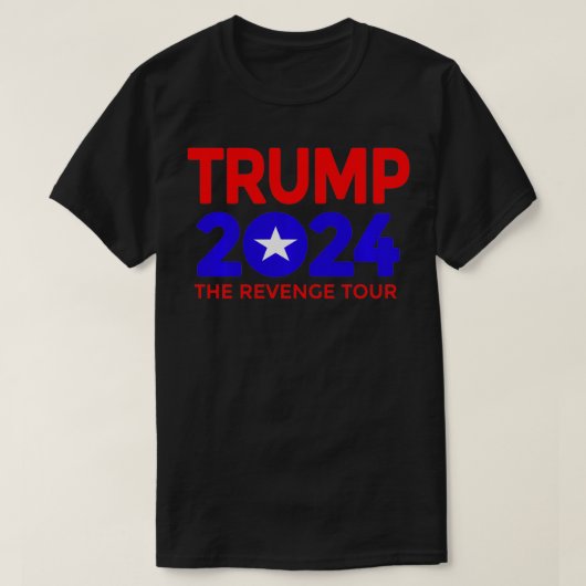 トランプ2024リベンジャツアー Tシャツ (デザイン正面)