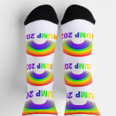 トランプ2024レインボー ソックス (上部)