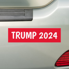 トランプ2024レッドバンパーステッカー バンパーステッカー