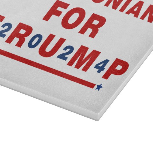 トランプ2024レッドブルー星のためのマガドニア カッティングボード (角)