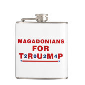 トランプ2024レッドブルー星のためのマガドニア フラスク (正面)