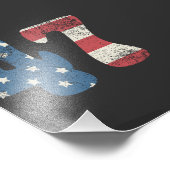 トランプ2024ヴィンテージ愛国的アメリカ国旗47 フォトプリント            (角)