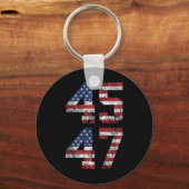 トランプ2024ヴィンテージ- Clic Fit キーホルダー (正面)