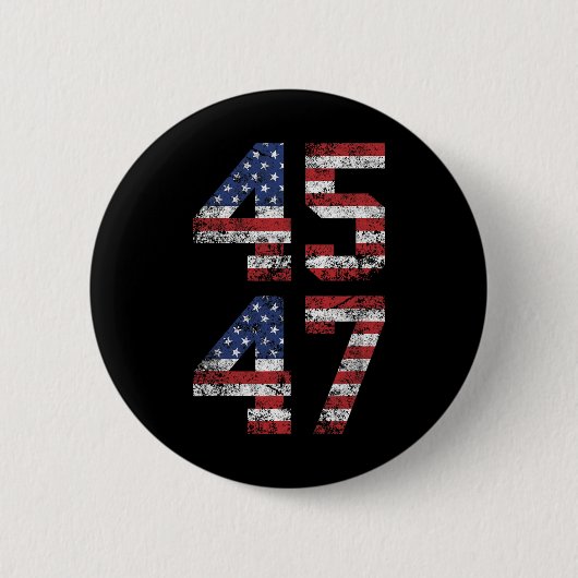 トランプ2024ヴィンテージ- Clic Fit 缶バッジ (正面)