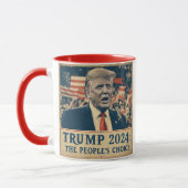 トランプ2024人の選択 マグカップ (左)