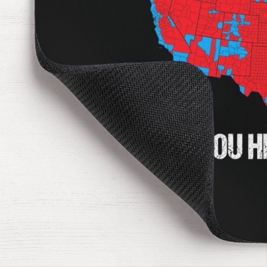 トランプ2024今の選挙の地図をおもしろい聞くことができる マウスパッド (コーナー)