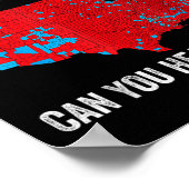 トランプ2024今2024年選挙の地図を聞くことができる ポスター (角)