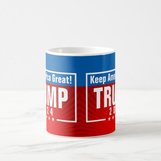 トランプ2024保アメ素晴らしリカ星枠 コーヒーマグカップ (中央)