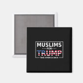 トランプ2024保守的おもしろい選挙45 47 1 マグネット (正面/裏面)