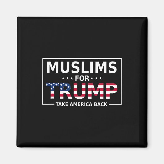 トランプ2024保守的おもしろい選挙45 47 1 マグネット (正面)