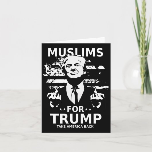 トランプ2024保守選挙おもしろい45 47 カード (正面)