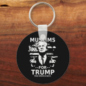 トランプ2024保守選挙おもしろい45 47 キーホルダー (正面)