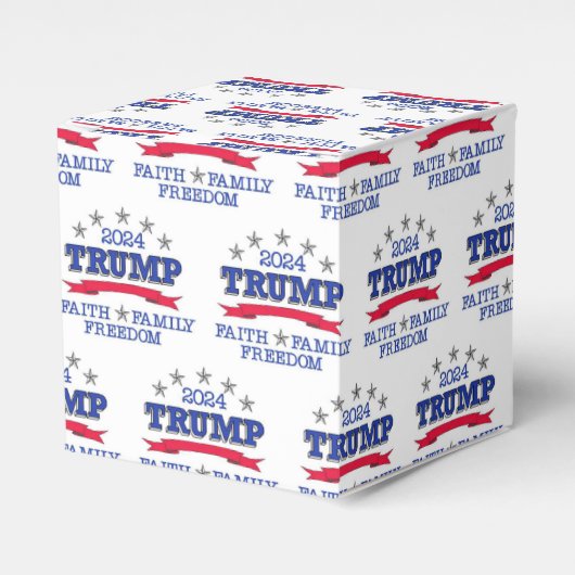トランプ2024信仰、家族、自由 フェイバーボックス (正面サイド)