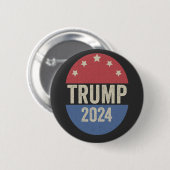 トランプ2024再おもしろいび選挙トランプ 缶バッジ (正面&裏面)