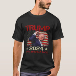 トランプ2024再びアメリカを取り戻す Tシャツ