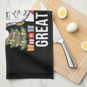 トランプ2024再びクリスマス素晴らし選挙を行う キッチンタオル (四つ折り)