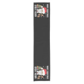 トランプ2024再びクリスマス素晴らし選挙を行う ショートテーブルランナー (正面)