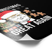 トランプ2024再びクリスマス素晴らし選挙を行う フォトプリント            (角)