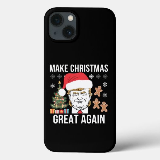 トランプ2024再びクリスマス素晴らし選挙を行う Case-Mate iPhoneケース (裏面)