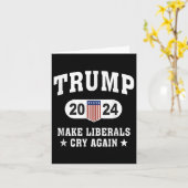 トランプ2024再びリベラル派を泣かせる カード (黄色い花)