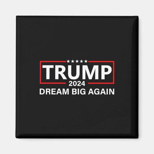 トランプ2024再び大きな夢 マグネット (正面)