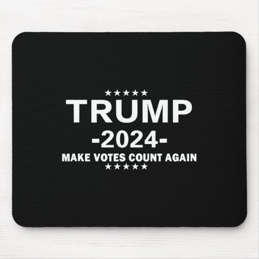 トランプ2024再び米国の選挙D マウスパッド (正面)