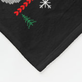 トランプ2024再び醜い素晴らしセーターをクリスマスにする フリースブランケット (角)