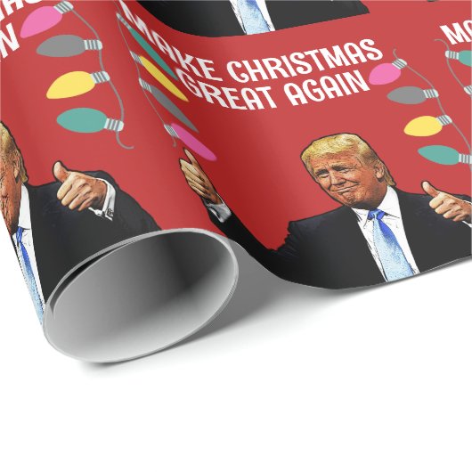 トランプ2024再素晴らし度クリスマス ラッピングペーパー (ロールコーナー)