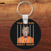 トランプ2024刑務所 キーホルダー (正面)