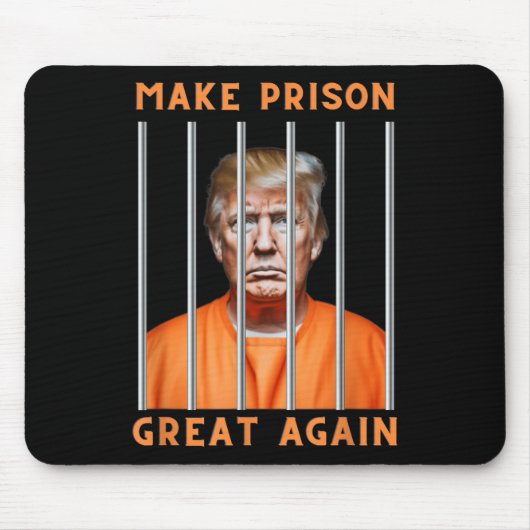 トランプ2024刑務所 マウスパッド (正面)