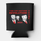 トランプ2024別のトランプ革命 缶クーラー (正面)