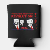 トランプ2024別のトランプ革命 缶クーラー (裏面)