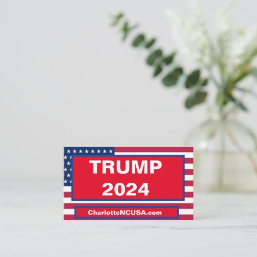 トランプ2024名刺 名刺 (スタンド正面)