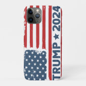 トランプ2024国旗アメリカ Case-Mate iPhoneケース (裏)