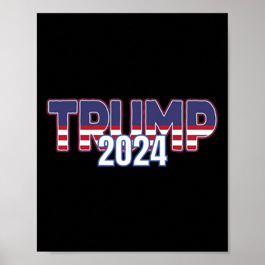 トランプ2024大統領の保守共和党 ポスター (正面)