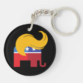 トランプ2024大統領の年選挙 キーホルダー (裏面)