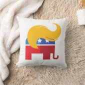 トランプ2024大統領の年選挙 クッション (ブランケット)