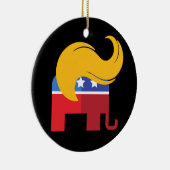 トランプ2024大統領の年選挙 セラミックオーナメント (右)