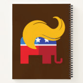 トランプ2024大統領の年選挙 ノートブック (裏面)