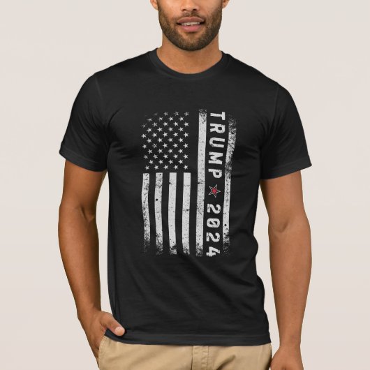トランプ2024大統領の選挙 Tシャツ (正面)