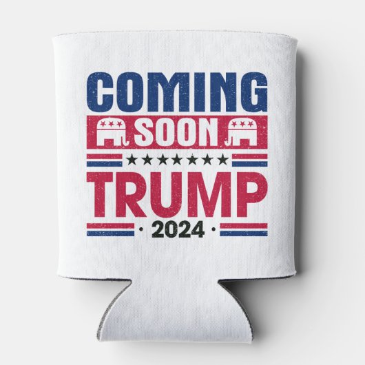トランプ2024大統領登場予定 缶クーラー (裏面)