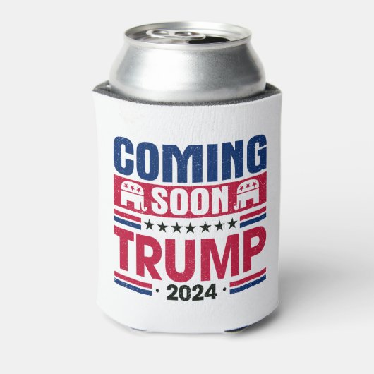 トランプ2024大統領登場予定 缶クーラー (缶裏面)