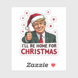 トランプ2024大統領私はクリスマスに家に帰る シール
