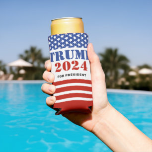 トランプ2024大統領選挙キャンペーン スリム缶クーラー