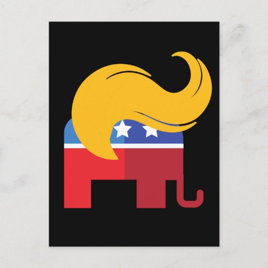 トランプ2024大統領選挙 ポストカード (正面)
