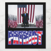 トランプ2024大統領 ワインラベル (シングルラベル)